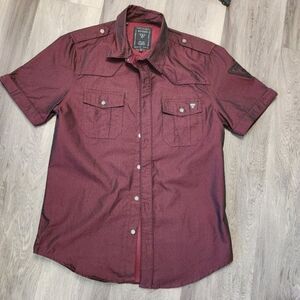 NWT GUESS MENS COLOR SHIFT SHIRT SIZE S